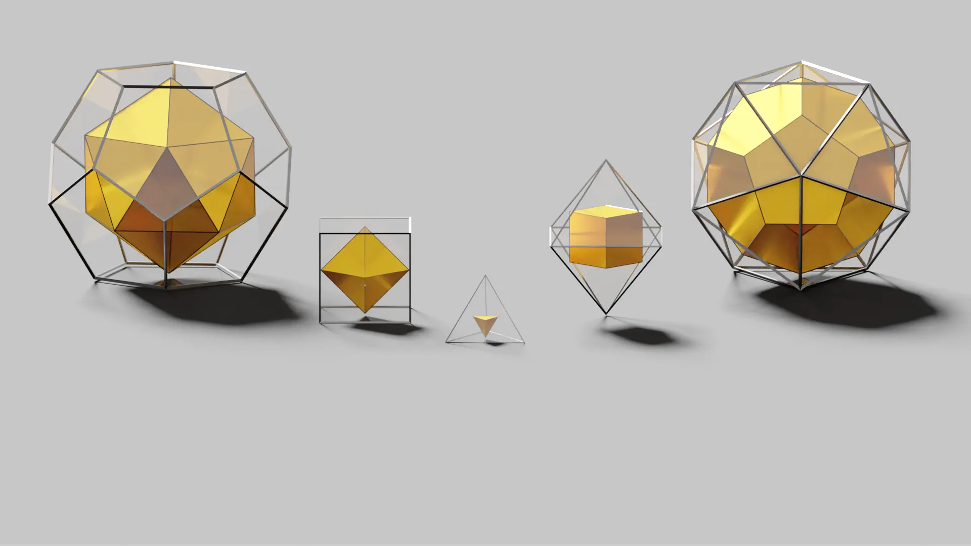 Platonic Solids Rendering